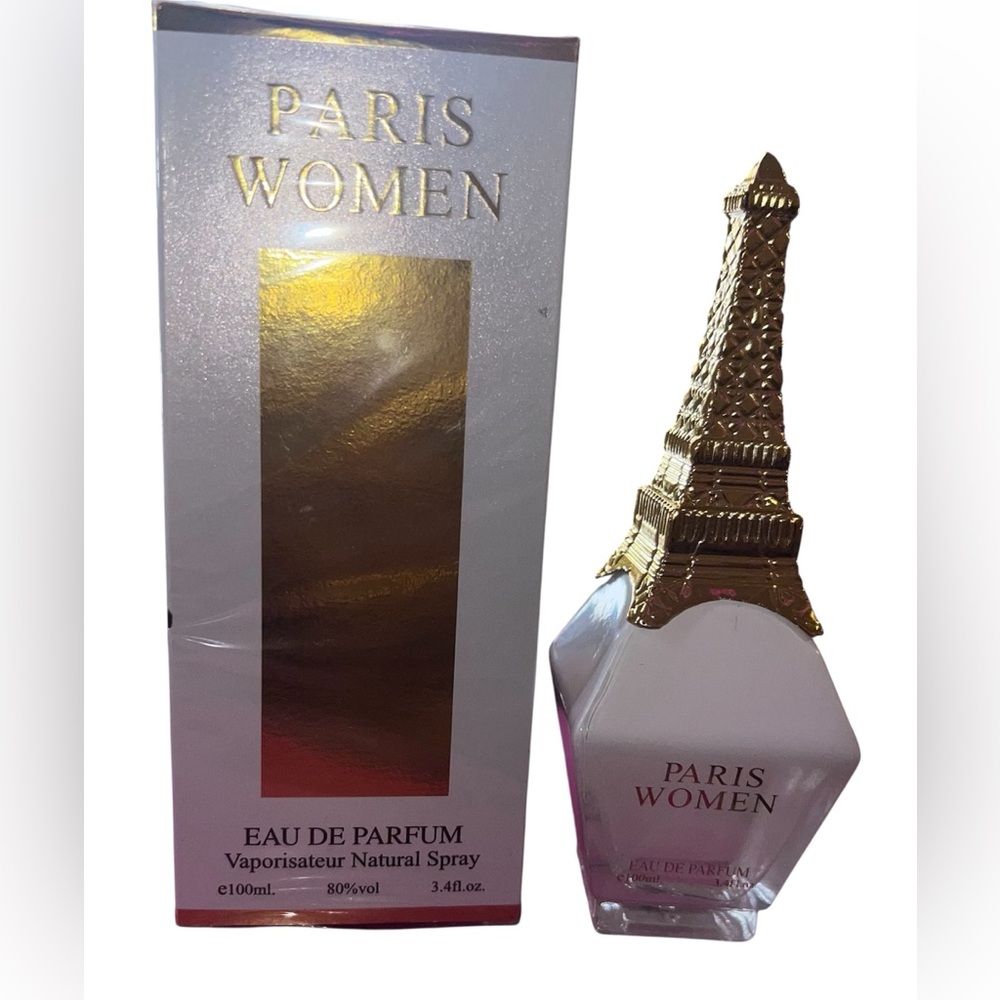 Paris Women Eau de Parfum with Gold Eiffel Tower Cap